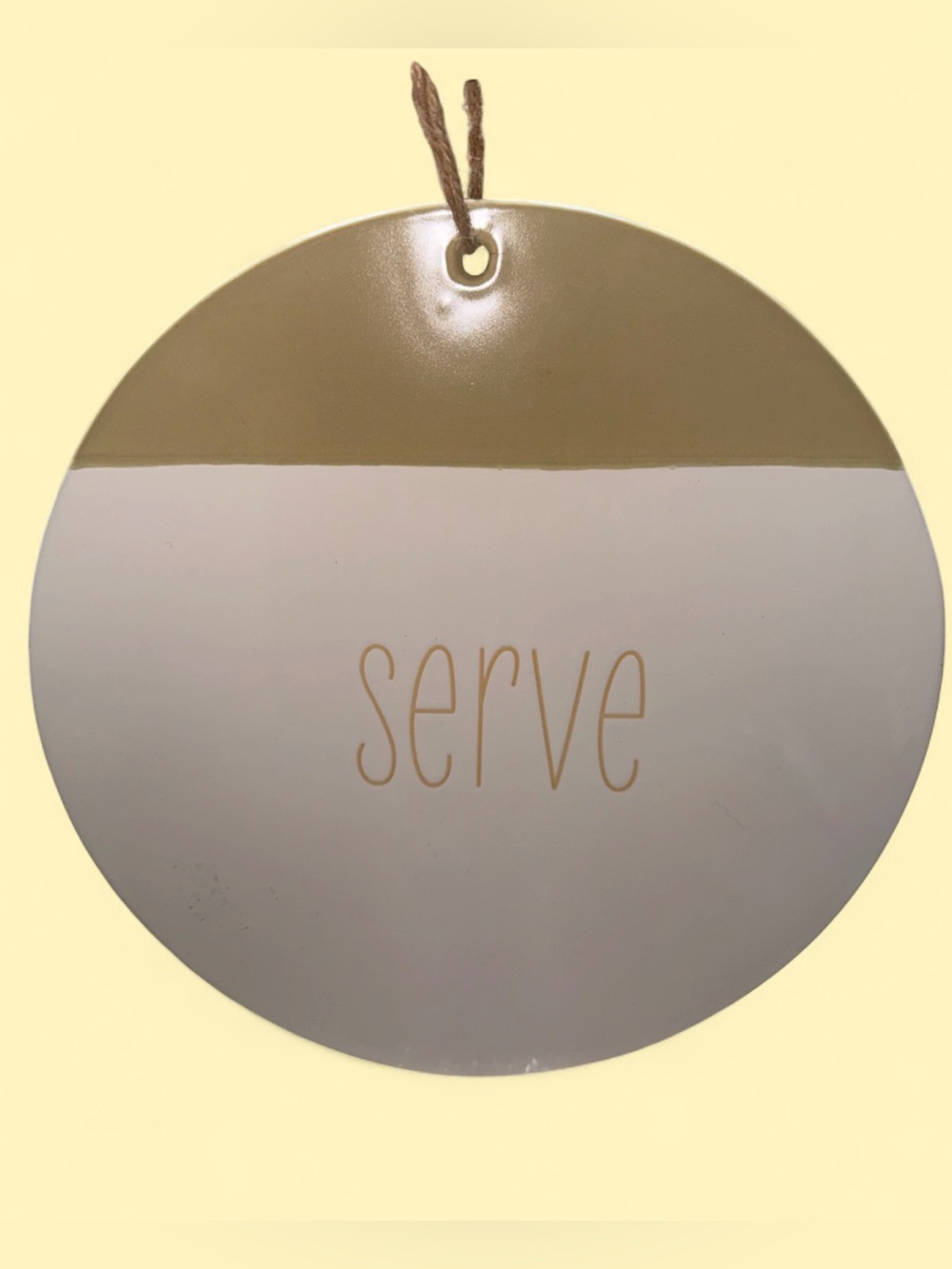 Ceramic Wall Sign or Serving Board